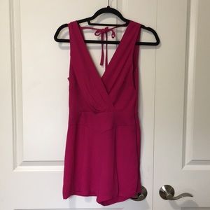 Pink formal romper